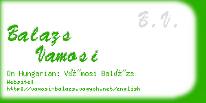 balazs vamosi business card